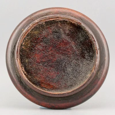 Antique Chinese Carved Wood Stand for Vase Miniature Feet Qing 19th Century - Image 1 of 4