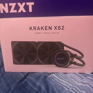 Ventilateur de refroidissement par eau CPU Kraken X62 (support AM4) NZXT avec 2 ventilateurs Nzxt supplémentaires - Photo 1/4