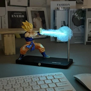 Dragon Ball Goku Kamehameha Wave Magnetic Light Lamp Model Ornament - Picture 1 of 11