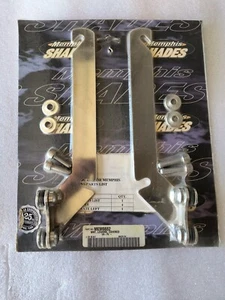 Harley Davidson Memphis Shades Windshield Covered Lowers Mount- NEW MEM9882 - Picture 1 of 2