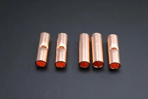 CONECTOR A TOPE DE COBRE CALIBRE 4 5 PK TERMINAL DE CRIMPADO EMPALME COCHE AWG BATERÍA CUR4 - Imagen 1 de 8