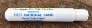 VTG 1970's ~ LISTO TEACHER CHALK HOLDER ~ FIRST NATIONAL BANK LONDON KENTUCKY KY - Picture 1 of 5