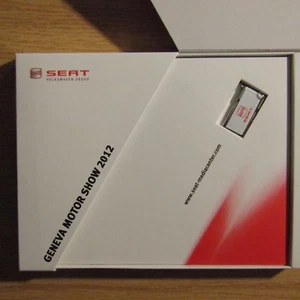 SEAT Toledo Ibiza Mii GENEVA Motor Show 2012 Press Pack Kit USB Photos Text - Foto 1 di 4