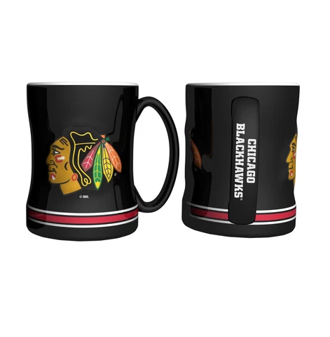 Chicago Blackhawks Boelter NHL Relief Coffee Mug(1) 14oz FREE SHIP!! Cover
