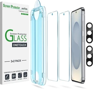 Protector de pantalla amFilm Samsung Galaxy S25+/S25 Plus 6,7"" + Protector de lente de cámara - Imagen 1 de 8