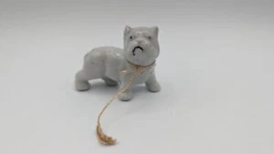 Estatuilla Bulldog Cerámica Vintage Perro Francés Inglés Miniatura Mini Knicknack - Imagen 1 de 9