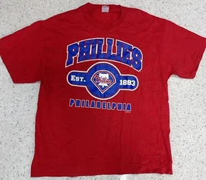 MLB Phillies Tshirt Rot XL Kurzarm Neu ohne Etikett - Bild 1 von 5