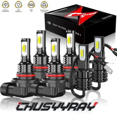 Fits Acura Legend 1990-1994 Headlight Bulb Hi Lo Beam + Fog Light 9005+9006+H3 - Image 1 of 4