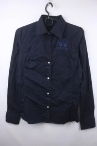 LA MARTINA Navy Regular Fit Embroidered Logo Long Sleeve Collar Button Up Shirt - Picture 1 of 13