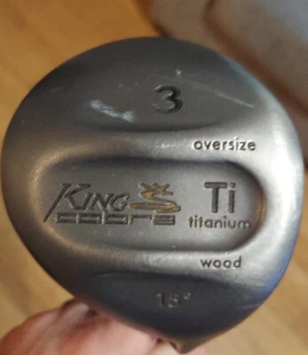 King Cobra Oversize Ti Titanium Offset 3-Wood RH HTD FZS Stiff Flex Graphite - Image 1 of 4