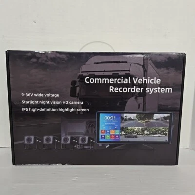Commercial Vehicle Recorder System 10.36" HD IPS 720P/1080P - Image 1 of 4