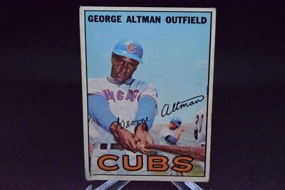 George Altman #87 - 1967 O-Pee-Chee - Cubs - Excellent Condition - Image 1 of 2