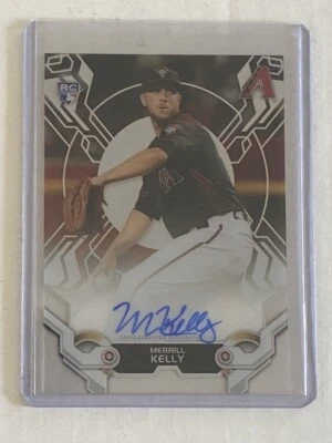 2019 Topps High Tek Autographs Merrill Kelly RC AUTO Arizona Diamondbacks - Image 1 of 2