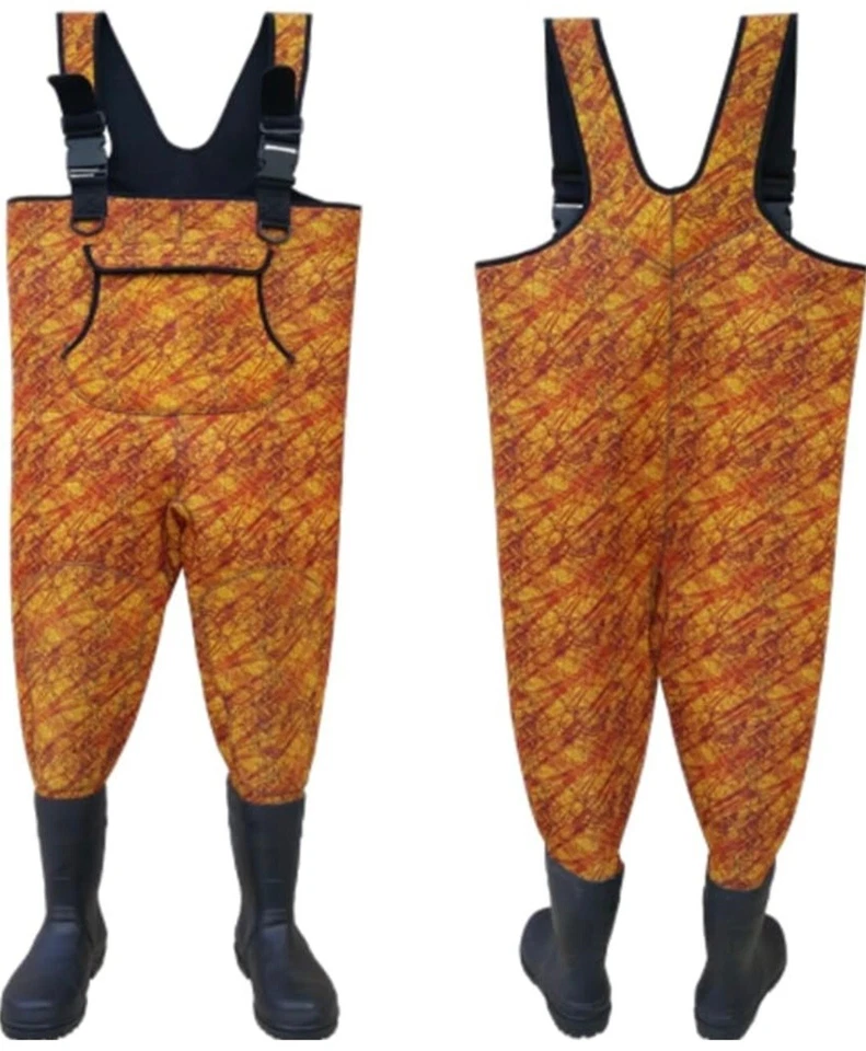 Llaikeph Neoprene SBR Chest Waders For Women With Boots Waterproof 2XL-8#Boots  - Image 1 of 1