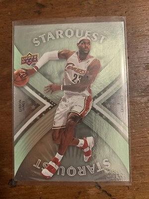 Lebron James, Starquest SQ-17, 2008-2009 Upper Deck Green Parallel  - Image 1 of 4