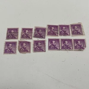 Lot Of 12 VERY RARE Abraham Lincoln 4 Cent Stamp US Postage Stamp - Picture 1 of 3