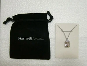 COLGANTE JOYERO ACOLCHADO ROSA CIRCONITA NUEVO CON ETIQUETAS - Imagen 1 de 1