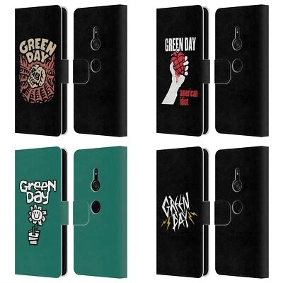 OFFICIAL GREEN DAY GRAPHICS LEATHER BOOK WALLET CASE COVER FOR SONY PHONES 1 - Image 1 of 4
