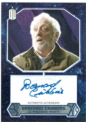 Doctor Who 2015 Topps Auto Autograph Bernard Cribbins as Wilfred Mott #23/25 - Image 1 of 2
