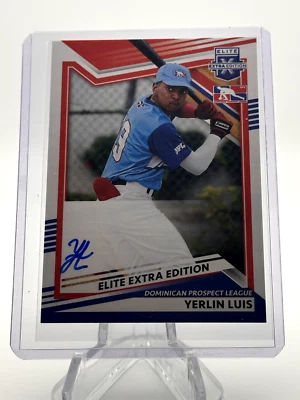 YERLIN LUIS 2023 PANINI ELITE EXTRA EDITION AUTOGRAPH DPL - Image 1 of 2