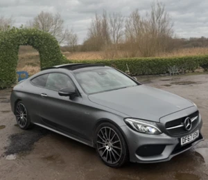 2018 MERCEDES C43 AMG 3.0 V6 BI TURBO 4MATIC PREMIUM PLUS COUPE MAGNO GREY MATTE - Picture 1 of 20