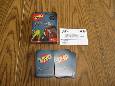 Harry Potter UNO Card Game Mattel Ages 7+ 2 -10 Players USED VERY GOOD CONDITION - Image 1 of 4