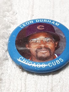 1984 Fun Foods Baseball Pins  # 107 Leon Dunrham 