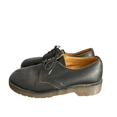 Zapatos De Colección Dr Martens Inglaterra Cuero Negro Con Cordones Cómodos Oxford Reino Unido 5 Mujeres 7 Foto 1 de 4