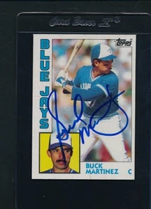 1984 Topps #179 Buck Martinez Blue Jays Signed Auto *C8369 - Picture 1 of 1