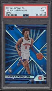 Cade Cunningham 2021-22 Chronicles XR Blue #'d/99 Rookie Pistons PSA 9 AA4241 - Bild 1 von 2