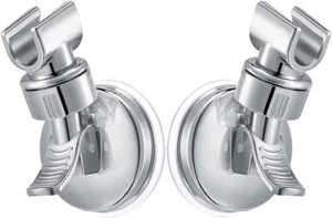 Adjustable Shower Head Holder - Suction Cup Wall Mount Bracket, ABS Removable Ha - Picture 1 of 12