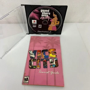 PS2 Grand Theft Auto Vice City (PlayStation 2 PS2) Disc & Manual Only - Picture 1 of 6