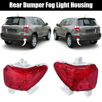 Left Right Rear Bumper Light Fog Lamp Reflector Stop For 2006-2012 Toyota RAV4 - Image 1 of 4