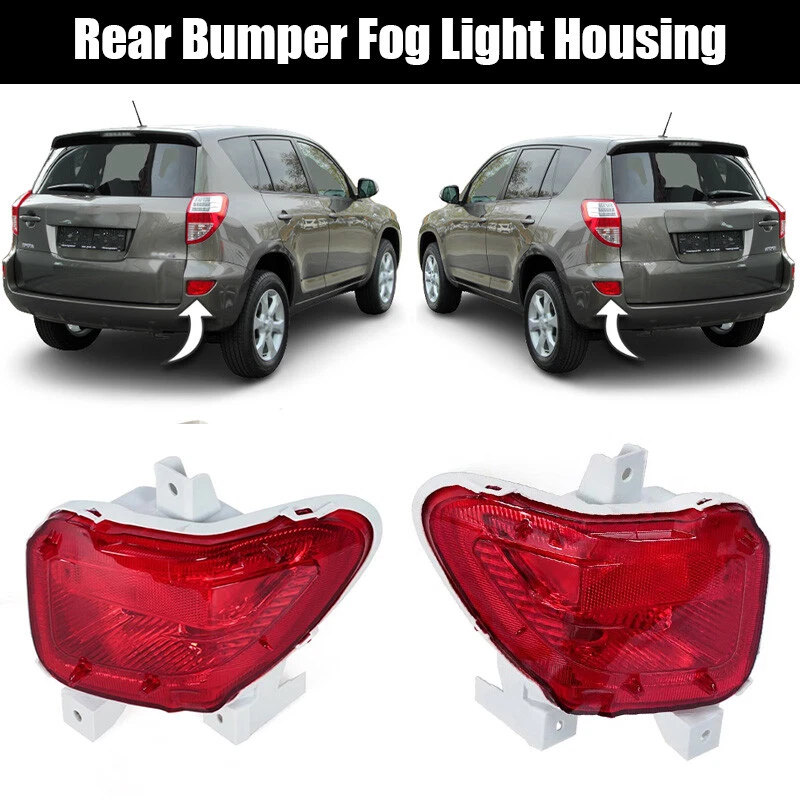 Left Right Rear Bumper Light Fog Lamp Reflector Stop For 2006-2012 Toyota RAV4 - Image 1 of 4