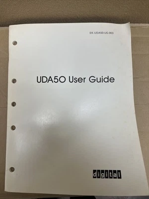 UDA50 User Guide - DEC / Digital Equipment Corp - Image 1 of 4