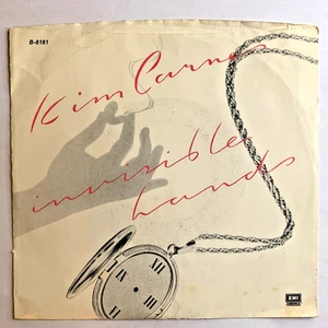 Kim Carnes Invisible Hands I'll Be Here Where The Heart Is 7" Vinyl Sleeve Only - Picture 1 of 2