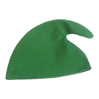 Chapeau de lutin de Noël, accessoire costume pour fête, festival, événement - Photo 1/4