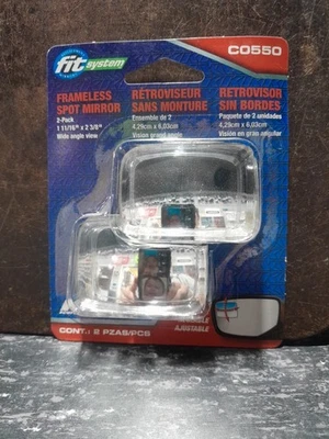 K-Source C0550 Frameless Blind Spot Mirror PAIR, 1-11/16" X 2-3/8" Size - Image 1 of 2