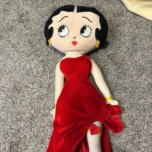 Kellytoy Betty Boop Doll Plush 17″ Velvet Dress Doll New with Tags Stuffed Toy - Picture 1 of 7