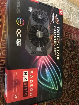 ASUS ROG Strix Radeon RX 570 OC 8GB GDDR5 Graphics Card - Image 1 of 4