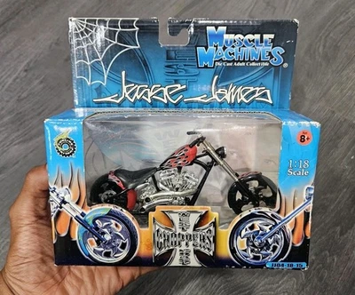 Jesse James Muscle Machines West Coast Choppers 1:18 Motorcycle JJ04-18-15 - Image 1 of 4