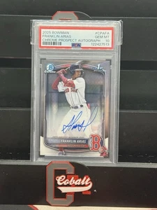 2025 Bowman Chrome Franklin Arias Autographs 1st Bowman AUTO PSA 10 GEM - Bild 1 von 1