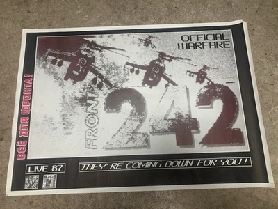 Grande Affiche Front 242  Originale - Bild 1 von 2