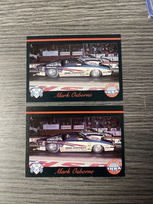 1989 Checkerd Flag IHRA Mark Osborne #22 Corrected / Error Factory Yactory - Image 1 of 2