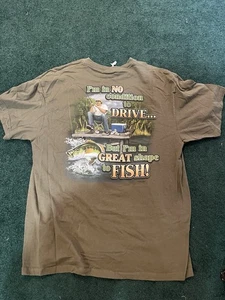 Camiseta Buckwear Outdoors I'm In No Condition To Drive... Gráfica Para Hombre Talla XL - Imagen 1 de 7