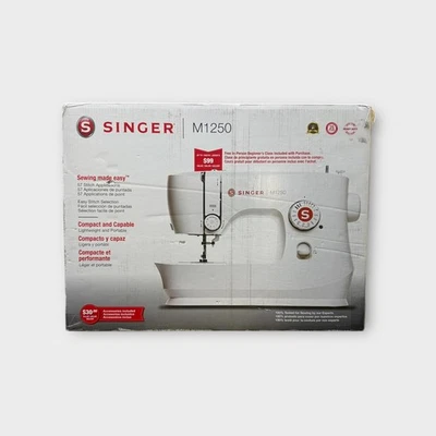 Máquina de coser portátil SINGER M1250 bobina superior con brazo libre (SPG056984) Foto 1 de 4