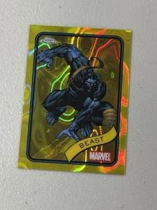 2025 Topps Chrome Marvel BEAST Yellow Lava Sp 🔥 - Picture 1 of 1