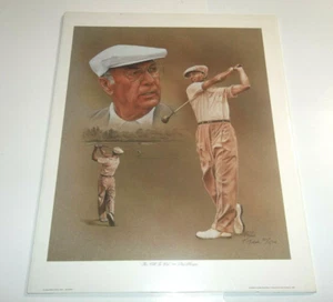 "The Will to Win" Ben Hogan Ltd Ed (867/2,700) Golf Print by Ken Modak w/COA - Bild 1 von 6