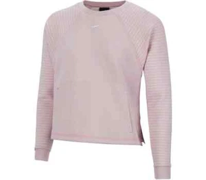 Nike Pro Women's Fleece Crew Pullover Top CU5745 Size XL - Picture 1 of 7