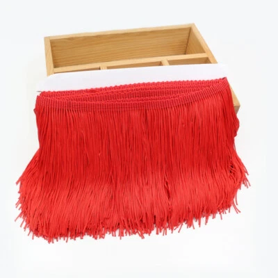 Chainette 3 Yards DIY Tassel Fringe Long Trimmings Dance Costume Sewing Material - Image 1 of 4